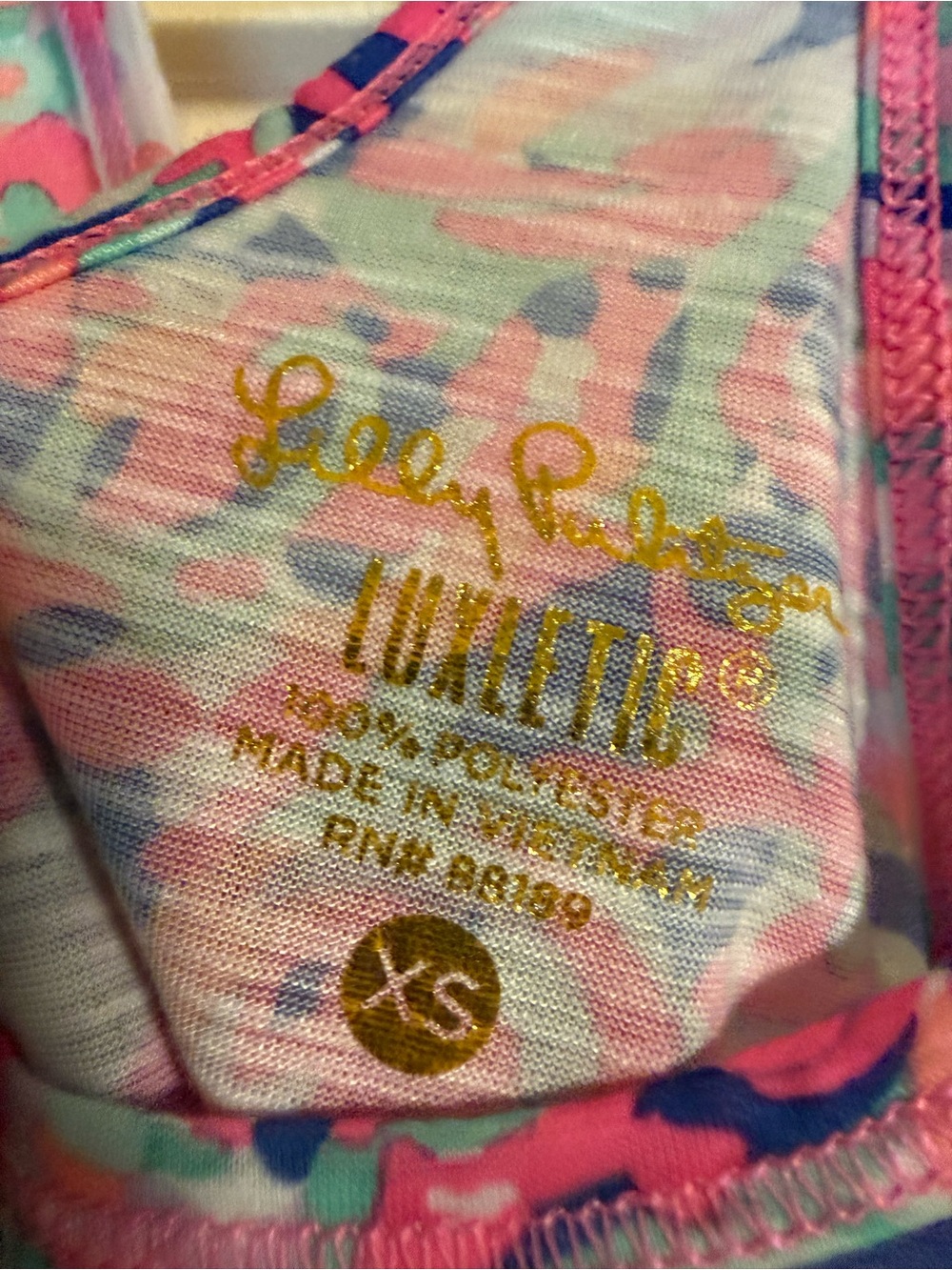 Lilly Pulitzer Razorback top extra small - Picture 3 of 4